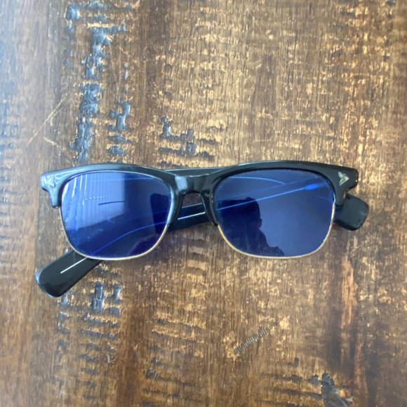 Vintage Mid Century Modern 1950s Black Sunglasses Japan JACQUES MARIE?